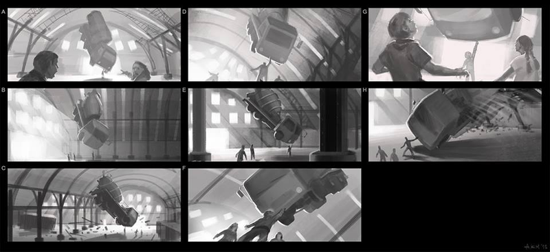Illustration for article titled New Concept Art Shows the Dark Beauty of the Marvel Universe